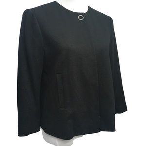 NYJD Not Your Daughter’s Jeans Black Twill NWT Elegant Jacket Misses siz…